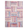 Tapis multicolore cubique design Bergame