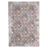 Tapis vintage en coton rayé multicolore Forli