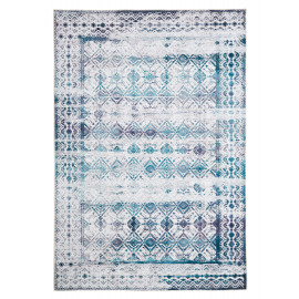 Tapis en coton vintage rectangle rayé Vicence