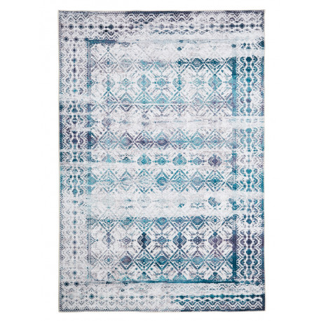 Tapis en coton vintage rectangle rayé Vicence