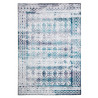 Tapis en coton vintage rectangle rayé Vicence