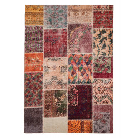 Tapis patchwork multicolore pour salon Barletta