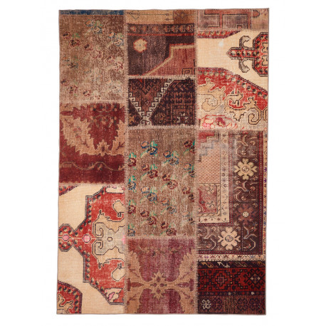 Tapis multicolore patchwork ethnique Catanzaro