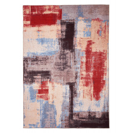 Tapis multicolore de salon en coton design Caserte