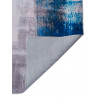 Tapis design gris rectangle en coton Marsala