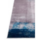 Tapis design gris rectangle en coton Marsala