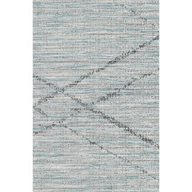 Tapis extérieur et intérieur design plat rayé Gela