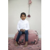 Pouf Lorena Canals rose en coton English Garden