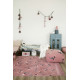 Pouf Lorena Canals rose en coton English Garden