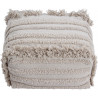 Pouf beige lavable en machine Air Lorena Canals