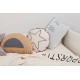 Coussin pour enfant gris Ruler Lorena Canals