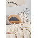 Coussin pour enfant gris Ruler Lorena Canals