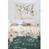 Coussin pour enfant gris Ruler Lorena Canals