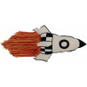 Coussin pour enfant beige Rocket Lorena Canals