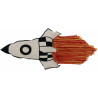 Coussin pour enfant beige Rocket Lorena Canals