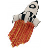 Coussin pour enfant beige Rocket Lorena Canals