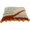 Coussin beige lavable en machine Palm Lorena Canals