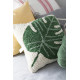 Coussin lavable en machine beige Monstera Lorena Canals