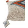 Coussin ethnique lavable en machine beige Rhombus Lorena Canals