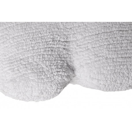 Coussin Lavable Lorena Canals - Biscuit Blanc Ivoire, 25x35 Cm, 100% Coton, Rembourrage Polyester