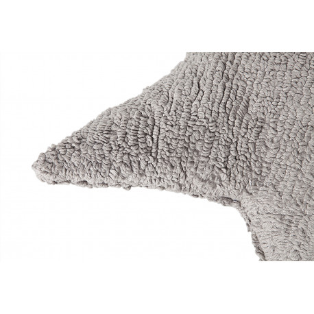 Coussin Rond Biscuit De Coton Blanc 25x35 Biscuit | Maisons Du Monde