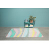 Tapis design effet courbe multicolore Oh Hills Lorena Canals