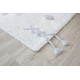 Tapis blanc lavable en machine pour chambre enfant Kim Lorena Canals