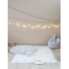 Tapis blanc lavable en machine pour chambre enfant Kim Lorena Canals