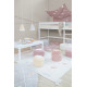 Tapis enfant lavable en machine rose Noah Lorena Canals