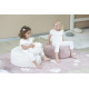 Pouf enfant lavable en machine uni Chill Lorena Canals