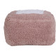 Pouf lavable en machine enfant en coton Marshmallow carré Lorena Canals