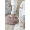 Pouf lavable en machine enfant en coton Marshmallow carré Lorena Canals