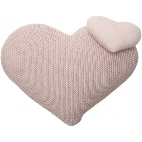 Coussin rose en coton pour enfant Love Lorena Canals