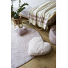 Coussin rose en coton pour enfant Love Lorena Canals