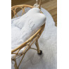 Coussin blanc en coton pour enfant Angel Wings Lorena Canals