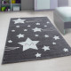 Tapis rose pour enfant rectangle Suzy