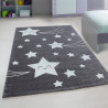 Tapis rose pour enfant rectangle Suzy