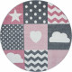 Tapis pour enfant rond Julie