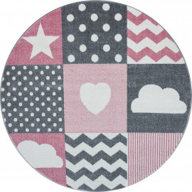 Tapis pour enfant rond Julie