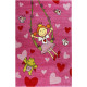 Tapis pour chambre de fille rose Pinky Queeny Sigikid