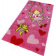 Tapis pour chambre de fille rose Pinky Queeny Sigikid