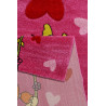 Tapis pour chambre de fille rose Pinky Queeny Sigikid