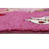 Tapis pour chambre de fille rose Pinky Queeny Sigikid