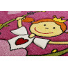 Tapis pour chambre de fille rose Pinky Queeny Sigikid