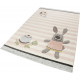 Tapis pour enfant rose Happy Friends Sigikid