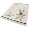 Tapis pour enfant rose Happy Friends Sigikid