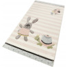 Tapis pour enfant rose Happy Friends Sigikid