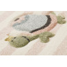 Tapis pour enfant rose Happy Friends Sigikid