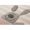 Tapis pour enfant rose Happy Friends Sigikid