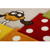 Tapis enfant à courtes mèches taupe Bandidoleros Sigikid